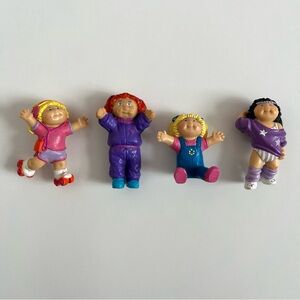 1984 Cabbage Patch Kids 3” vinyl figures
